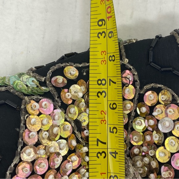 Vintage Scala Beaded Floral Dress 6 - Picture 10 of 11